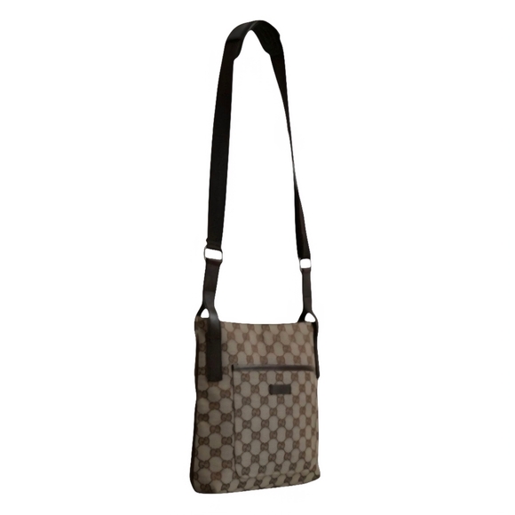 Gucci GG Canvas Messenger/Shoulder Bag + Dustbag-EUC - Picture 3 of 16